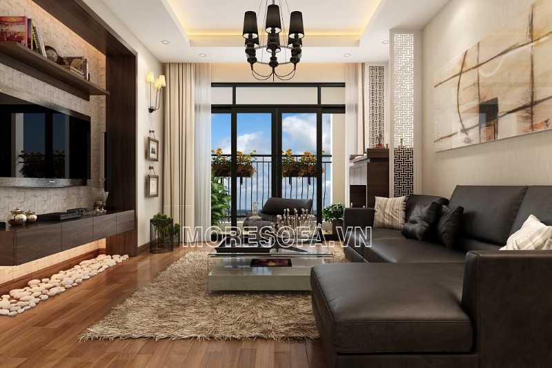 Ghế sofa góc da thật